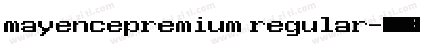 mayencepremium regular字体转换